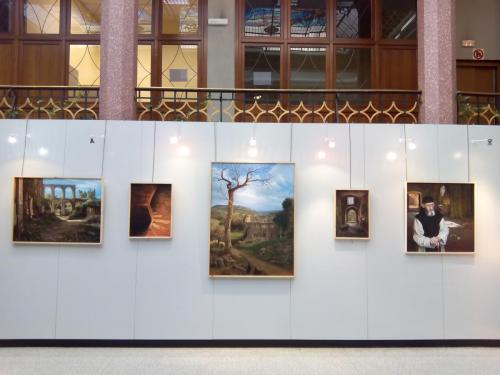 Obras de Salgado en la muestra "Rioseco Resurgere" de Bilbao.