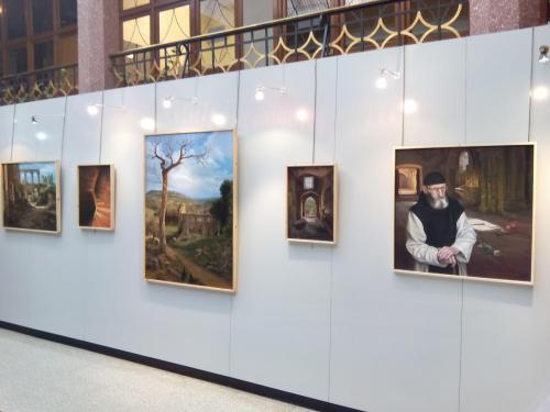 Obras de Salgado en la muestra "Rioseco Resurgere" de Bilbao.