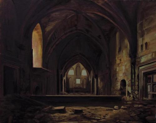 INTERIOR DE UN MONASTERIO