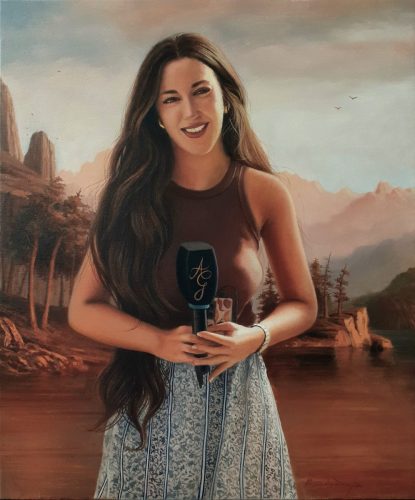 LA SONRISA DE LA REPORTERA