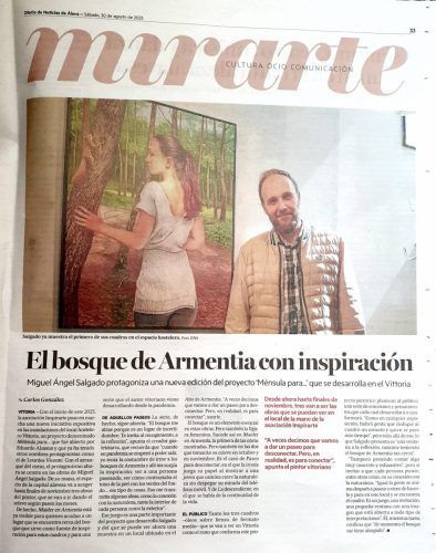 Exposición sobre el bosque de Armentia en VITTORIA Gastrobar