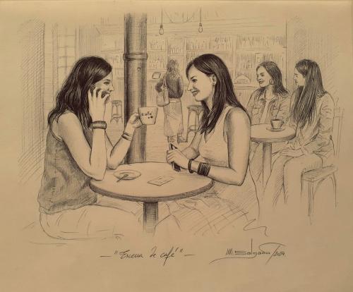 ESCENA DE CAFÉ
