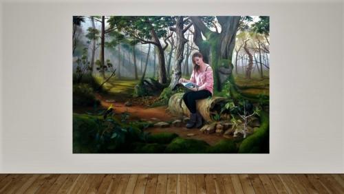 "El bosque interior", obra de Salgado