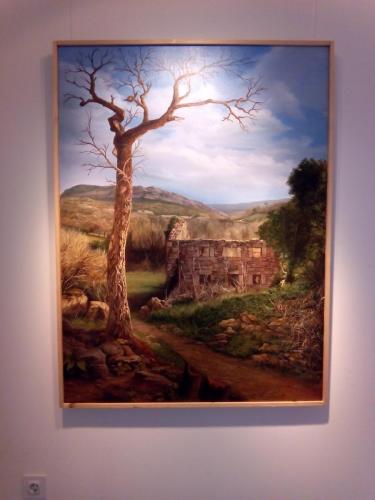 Paisaje de Rioseco, pintura de Miguel Ángel Salgado
