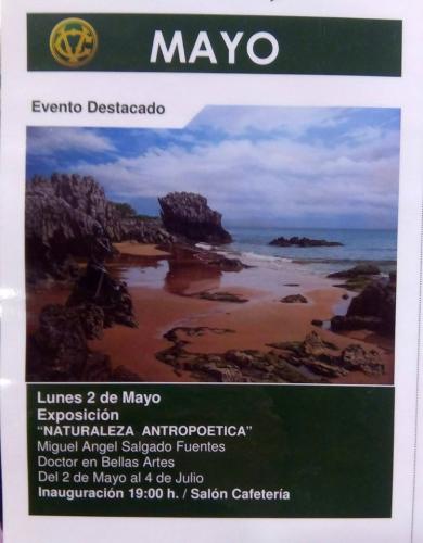Cartel de la exposición de Salgado en el Círculo Vitoriano